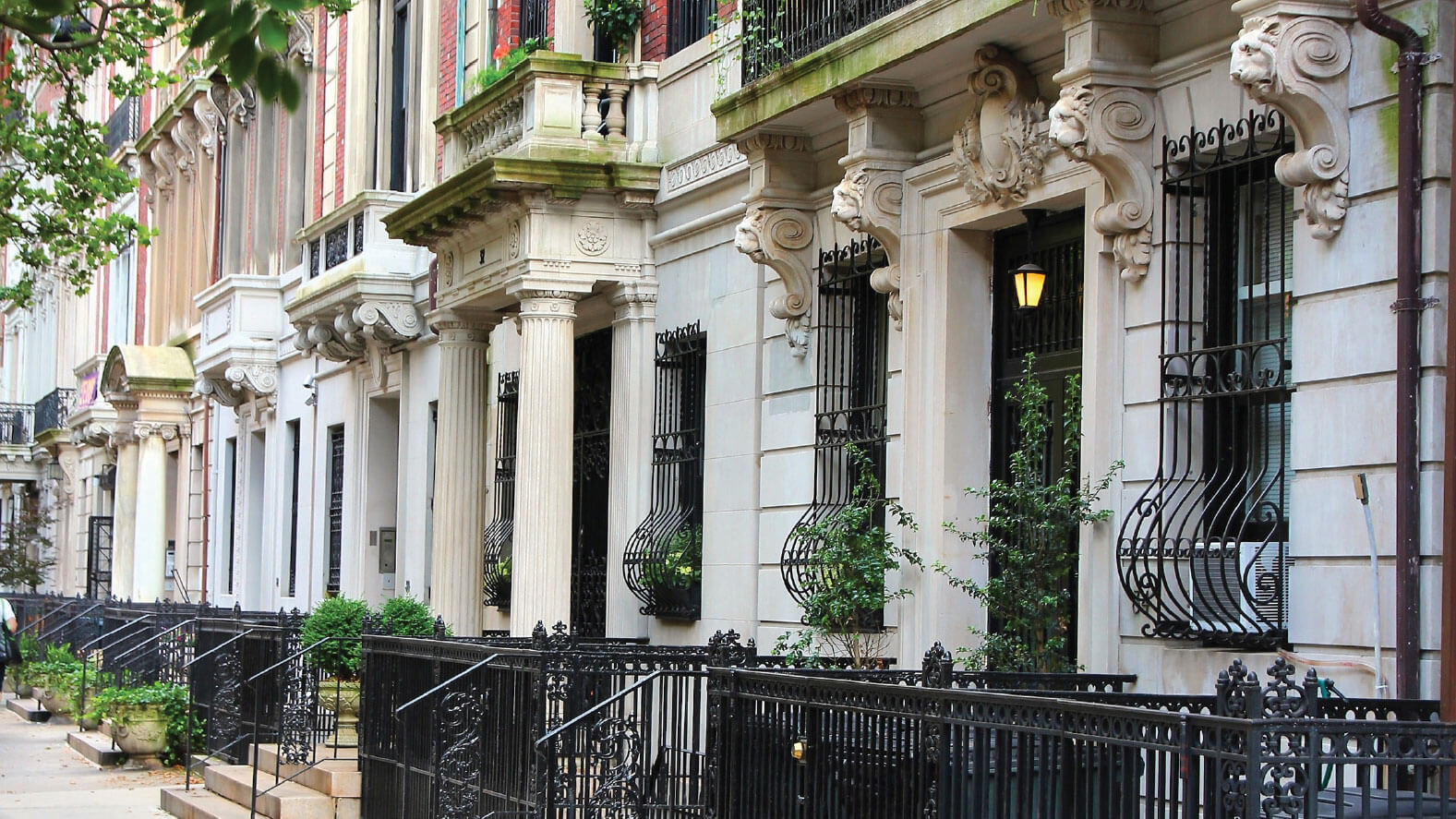 The front of a NYC whitestone townhouse | Corcoran