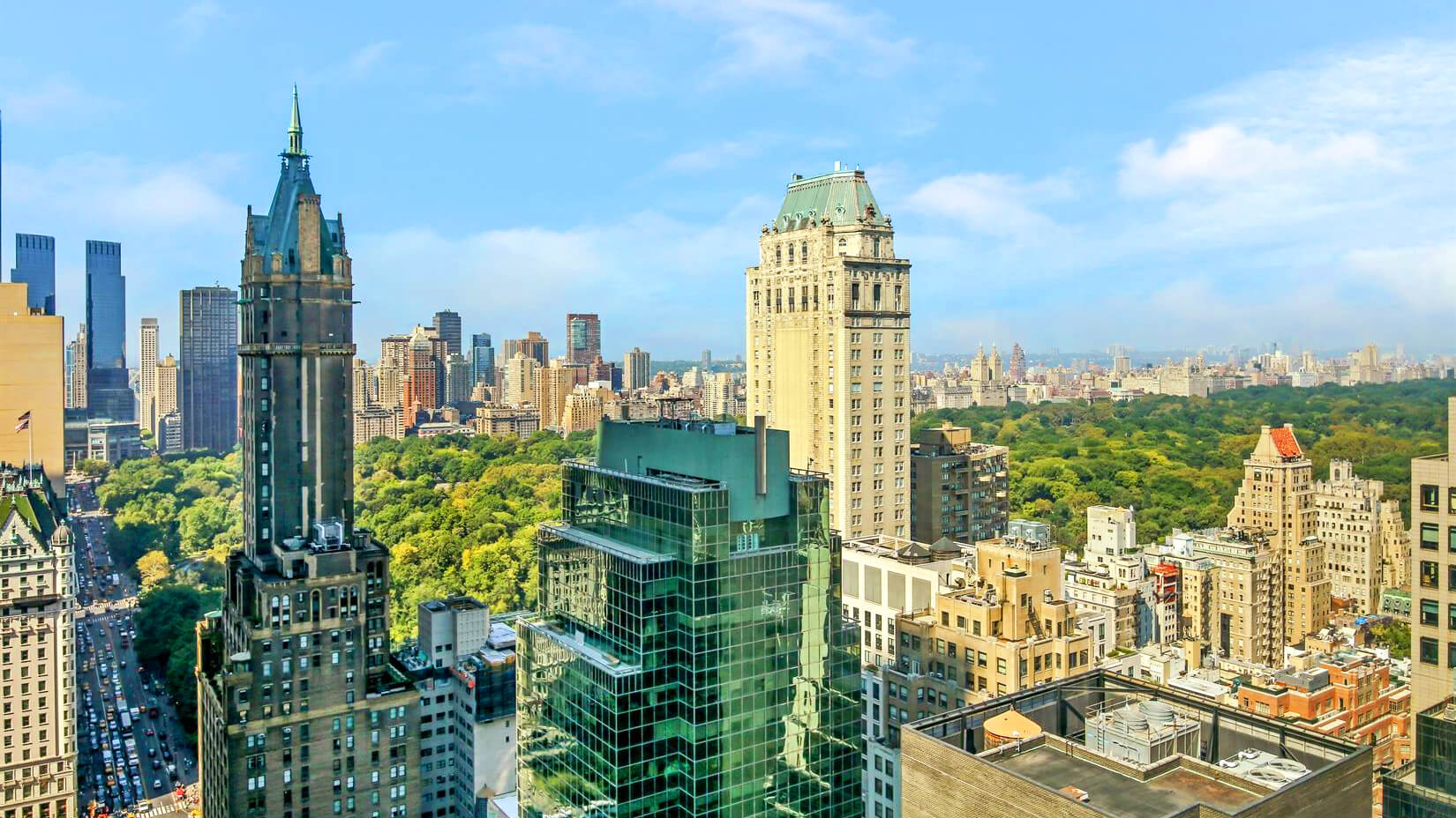 Central Park view from 500 Park Avenue, Apartment 37