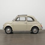 Fiat 500F city car, designed 1957 (this example 1968). (MoMA)