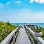 Boardwalk at Northwest Florida beach house.