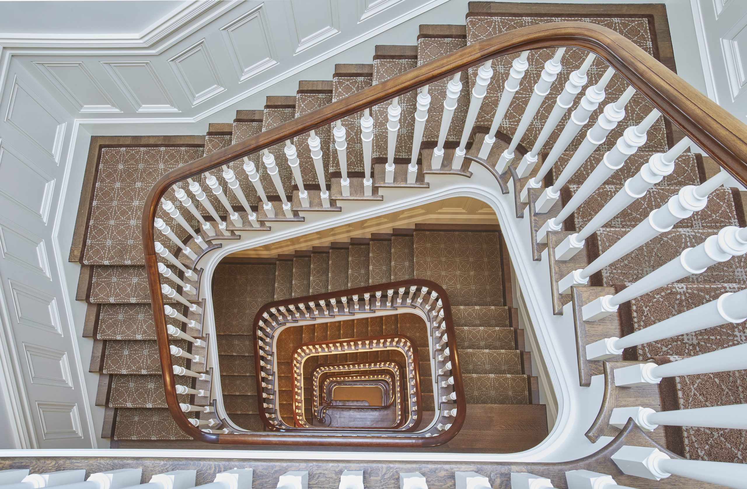 Staircase in Manhattan home