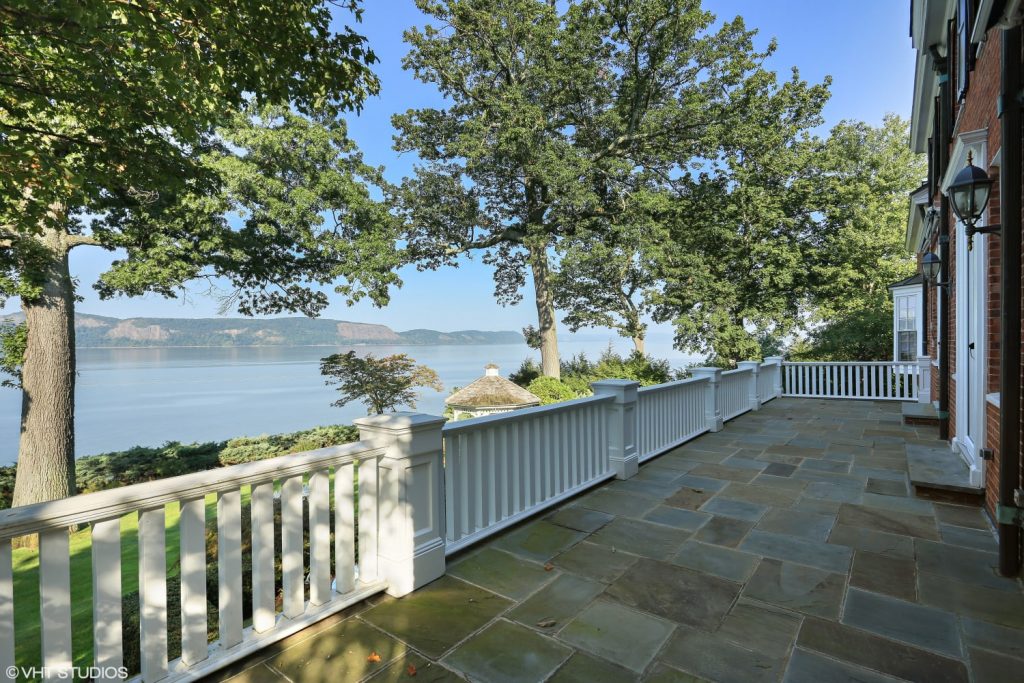 View from terrace over Hudson River