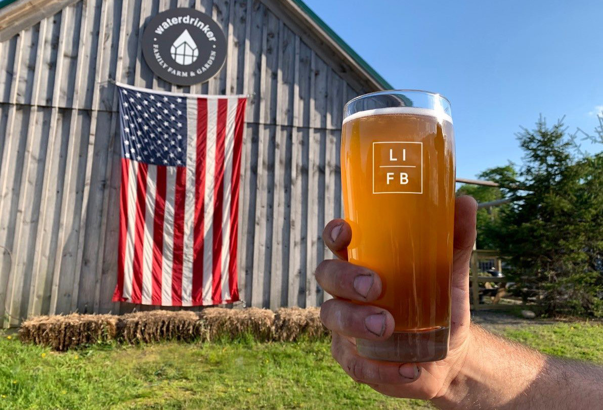 long island farm brewery at waterdrinker farm, manorville