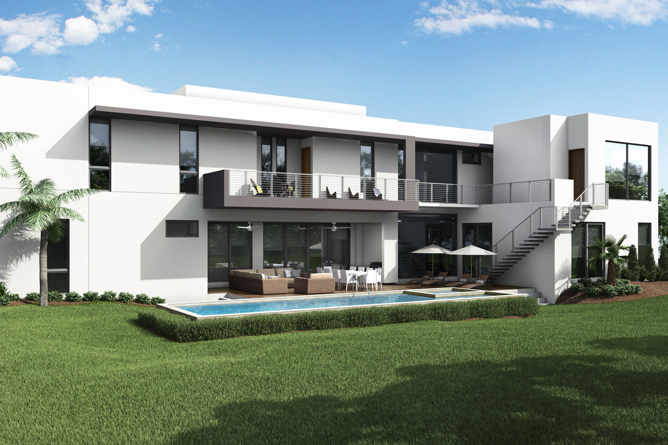 concept art of a home at the lynx development