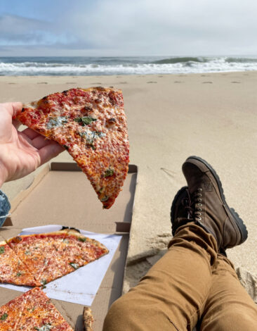 Best Pizza & Dive Bar stays open through the off season, making it possible to enjoy a pie on the beach at Hither Hills through most of the year — weather dependent, of course.