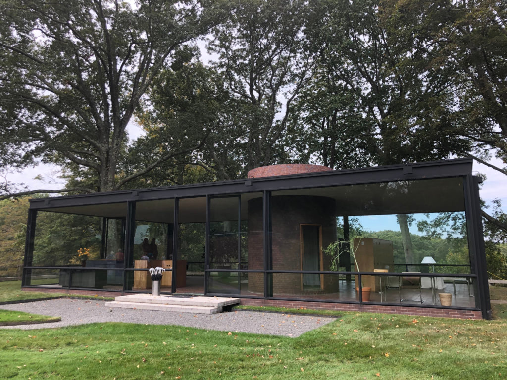 The Glass House Museum in Fairfield, CT
