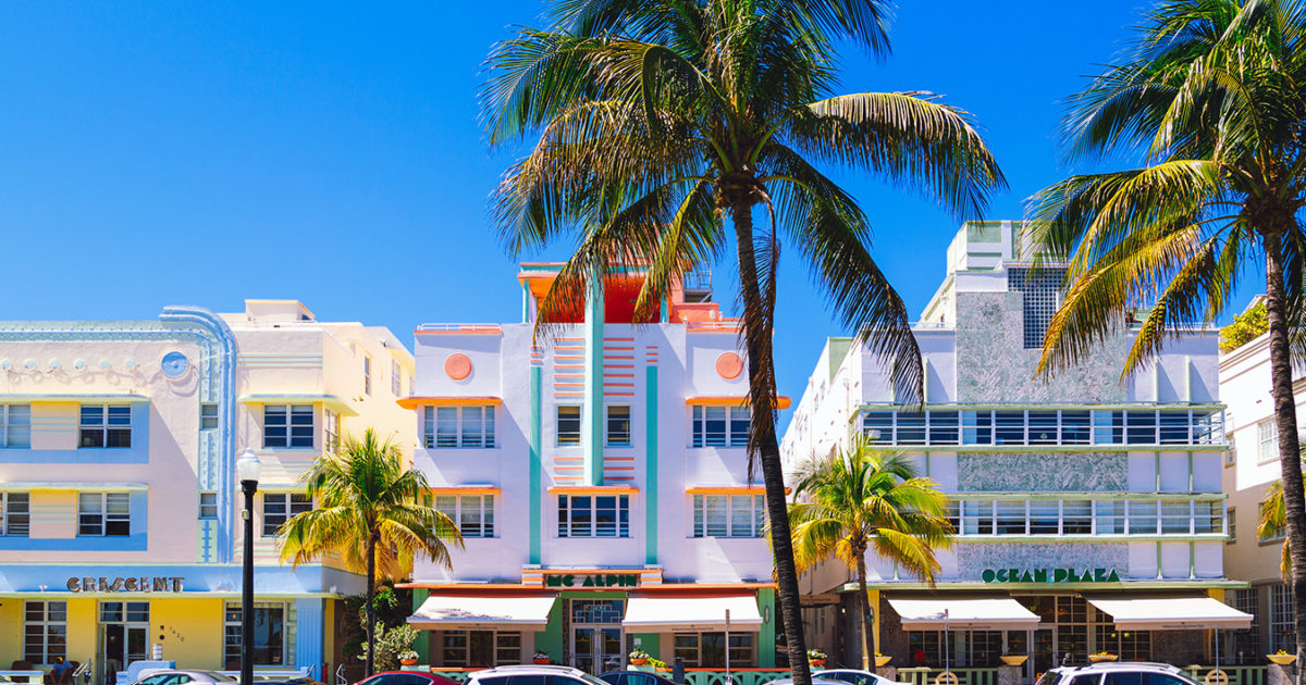 Miami Beach Art Deco Architecture Pastel Perfection Inhabit